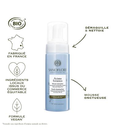Sanoflore Aciana Botanica Cleansing Foam & Light Moisturizer - Bio-Aciana Botanica 150ml & 50ml | International Shipping Available - Buy Online on GoSupps.com