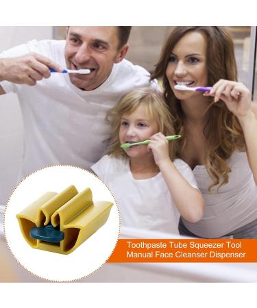 goforwealth Toothpaste Tube Squeezer Dispenser Toothpaste Seat Holder Stand Effortless for Toothpaste Hand Cream Paint Tubes Cosmetics Premium - Buy Online on GoSupps.com