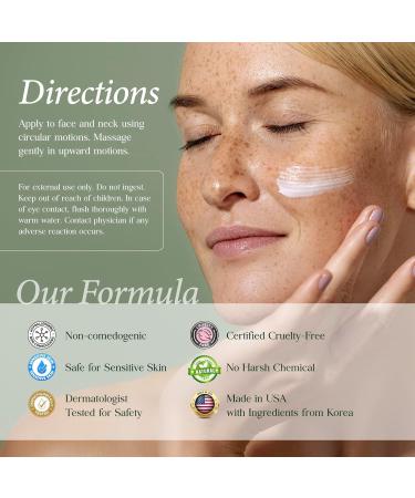 Buy CLARA S NEW YORK Brightening Vitamin C Moisturizer | Reduce Acne Scars & Dark Spots | Hyaluronic Acid | Fast-absorbing Face Cream | 50ml Made in USA - Buy Online on GoSupps.com