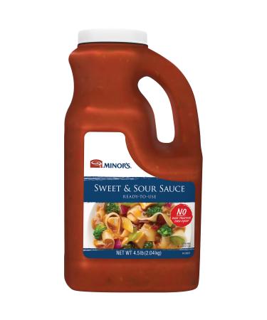 Minor's Sweet and Sour Sauce and Marinade, Authentic Bold Asian Flavor with Pineapple, 4 lb 8 oz Bulk Bottle (Packaging May Vary)