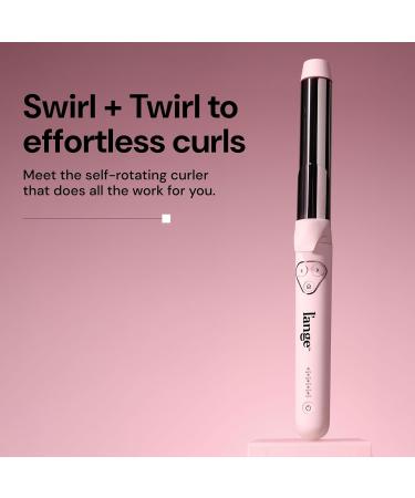 L'ANGE HAIR Le Pirouette 25MM Titanium Rotating Curling Iron Self-Rotating Curler - 1 Inch - Pink - Buy Online on GoSupps.com