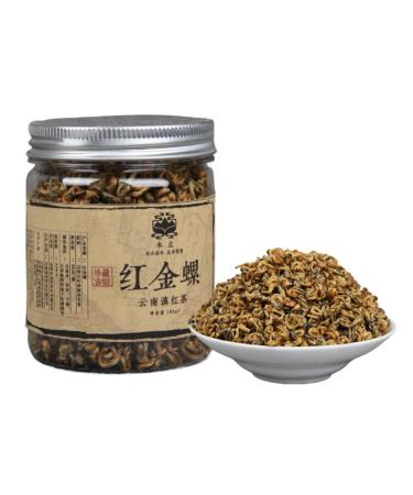 HQZM Klassieke Chinese Fengqing Dianhong Jinluo Biluochunknop Zwarte TheeDianhong Zwarte Thee 65g