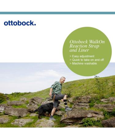 Ottobock WalkOn Reaction Strap & Liner for Ankle-Foot Orthosis (Left 39-42) - Secure & Comfortable AFO Strap for Carbon Fiber Ankle Brace - Buy Online on GoSupps.com