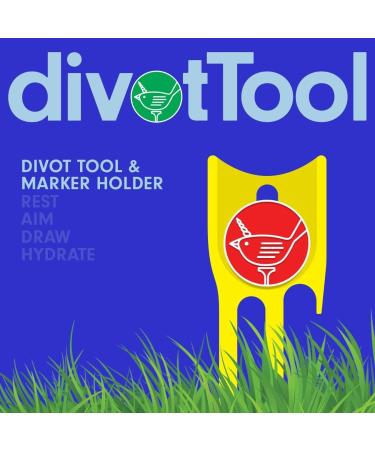Birdicorn 6-in-1 Golf Divot Tool Black - Premium Golf Accessories - Buy Online on GoSupps.com