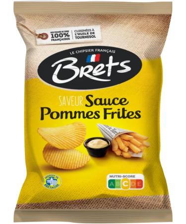 BRETS Flavored Chip Sauce Mayonnaise sauce for chips The taste of French chips Snack potato chips with sunflower oil 125g - Buy Online on GoSupps.com
