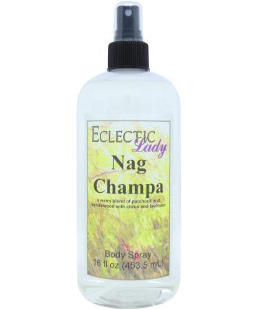 Nag Champa Body Spray 16 ounces Body Mist for Women with Clean Light & Gentle Fragrance Long Lasting Perfume with Comforting Scent for Men & Women Cologne with Soft Subtle Aroma For Daily Use 16 Fluid Ounces