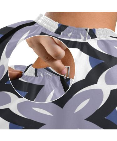 Waterproof Barber Cape - Purple Vintage & Cheetah Haircut Bib for Men & Women | Premium Hair Cutting Cape - Buy Online on GoSupps.com