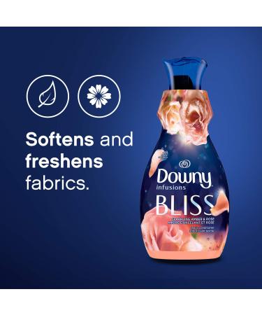 Shop Downy Infusions Liquid Fabric Softener - Bliss Sparkling Amber & Rose 81 fl oz | Premium Softening for International Shipping - Buy Online on GoSupps.com