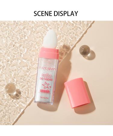 Mysense Polvo De Hadas Shimmer Face Highlighter Powder & Blush Stick Body Glitter Highlighter Makeup Face High Gloss Sparkle Loose Highlight Powder Brightens Makeup Stick for Face Body Hair Party Makeup (#01 White Moonbeam) - Buy Online on GoSupps.com