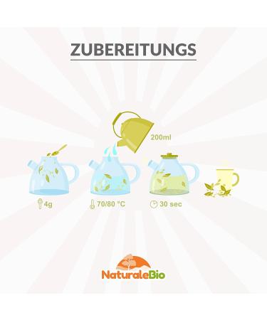 Organic Japanese Sencha Tea - 50g Loose Leaves - 100% Pure Green Tea - First Harvest from Japan | Naturalbio - Buy Online on GoSupps.com