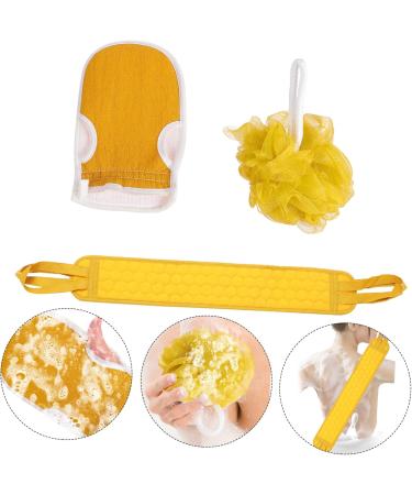 Beaupretty Loofah Glove Bath Towel Back Scrubber Bath Body exfoliator Lotion applicator mesh Bath Shower exfoliating Washing Sand Off mitt Bath Ball take a Bath Set Cleaning Gloves - Buy Online on GoSupps.com