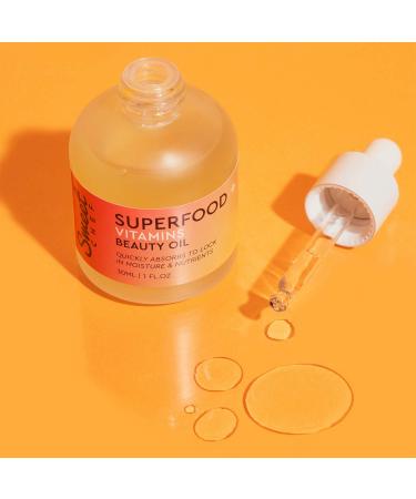 Sweet Chef Superfood Beauty Face Oil - Pore Minimizer Beet + Vitamin A, Kale + Vitamin B Serum, Ginger + Vitamin C Skin Brightener - 1oz - Buy Online on GoSupps.com