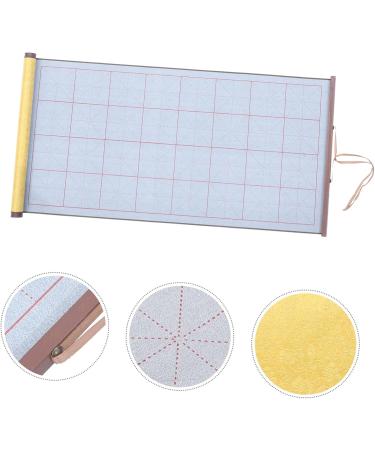 TEHAUX Brush Calligraphy Practice Writing Water Cloth Daily Use Calligraphy Cloth Calligraphy Paper Thicken Golden 75X38CM - Buy Online on GoSupps.com