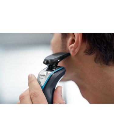 Philips S5400/06 Series 5000 Aqua Touch Electric Shaver with Smart Click Precision Trimmer Charcoal Grey - Aquatic Blue - Super Nova Silver 5 Piece Set - Buy Online on GoSupps.com