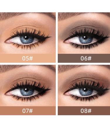 MAEPEOR Matte Liquid Eyeshadow Set - 8 Neutral Colors | Lightweight, Waterproof & Long Lasting Formula - Buy Online on GoSupps.com