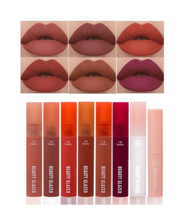 Liquid Matte Lipstick Set for Women | 6 Long Lasting Colors + Lip Balm & Lip Oil | Perfect Gift Kit - Buy Online on GoSupps.com