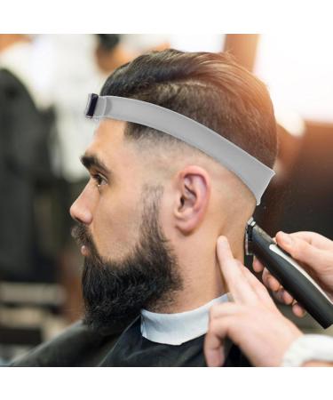 Hairline Shaping Tool - Hairline Haircut Shaping Tool Adjustable Curved Silicone Haircut Bands for Hair Salons and Home Gray - Buy Online on GoSupps.com