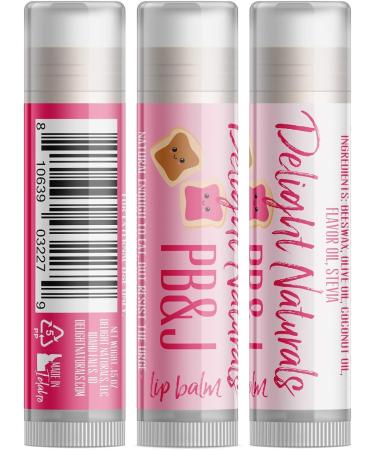 Buy PB&J Lip Balm (Strawberry) - Set of Three | Nourishing Moisture & Flavor | International Shipping Available - Buy Online on GoSupps.com