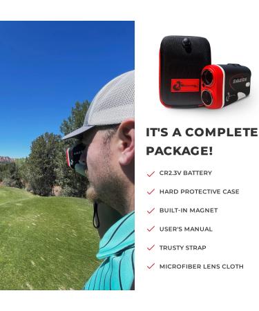 Eagle Eye Elite Golf Rangefinder with Slope, 1000 Yard Range & 6X Magnification - Golf Accessories - Buy Online on GoSupps.com
