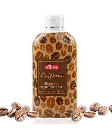 Milva Caffeine Shampoo for Hair Growth | Anti Hair Loss Treatment for Women & Men | Natural Thickening Shampoo for Fine Brittle & Thinning Hair | Stimulate Nourish Scalp & Follicles | 200 ML