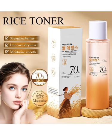 INSEEK Rice Skin Care Set for Women Moisturizing Face Routine Set Deep Hydration and Refined Skin Strengthen Barrier Balances Oil Skincare Gift Sets for Birthday Christmas - Buy Online on GoSupps.com