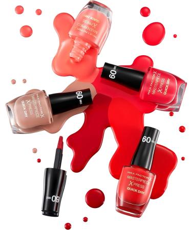Max Factor Masterpiece X Press Nail Polish 8 ml She'S Reddy 310 1 count Masterpiece Xpress She'S Reddy - Buy Online on GoSupps.com