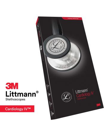 3M Littmann Cardiology IV Stethoscope Rainbow Finish Plum Tube Violet Stem Black 27 - Buy Online on GoSupps.com