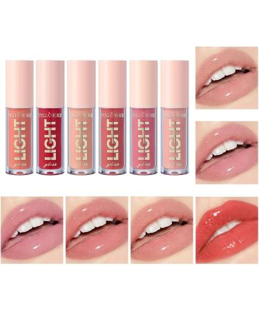 Plumping Lip Oil Clear Jelly Lip Care | Nourishing Lip Oil Crystal Jelly Non-Stick Cup for Dry Lip Gloss Novent Lips - Buy Online on GoSupps.com