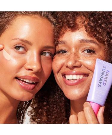 Naked Sundays SPF 50 Mineral Sunscreen for Sensitive Skin BeautyBarrier Priming Lotion with Zinc Oxide & Cica Sheer Finish Broad Spectrum UVA&UVB - 50ml - Buy Online on GoSupps.com