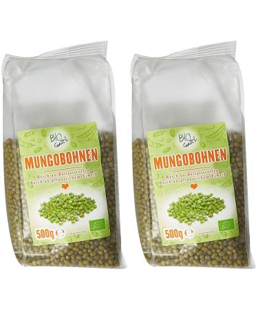 Biogust Organic Mung Beans 500 g (Pack of 2) 500 g (Pack of 2)
