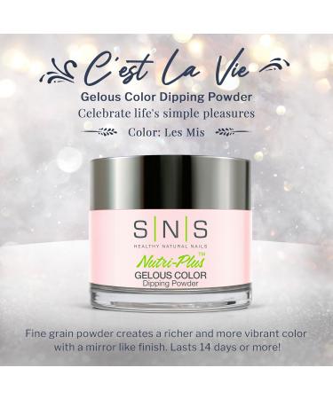 SNS Nail Dip Powder - Gelous Color Dipping Powder Les Mis | Long-Lasting 14 Days | Low-Odor No UV Lamp | 1 OZ | International Shipping Available - Buy Online on GoSupps.com