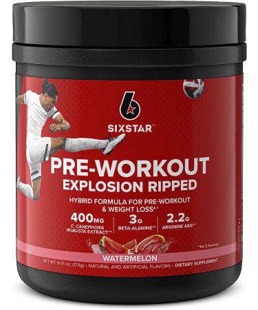 Six Star Pre-Workout Explosion Ripped Watermelon 5.91 oz (168 g)