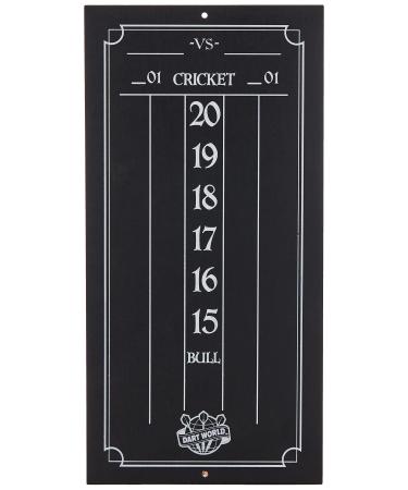 Dart World Cricketeer Mini Scoreboard, Black