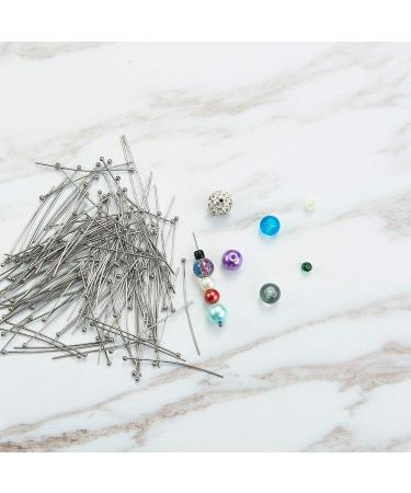 DanLingJewelry 304 Stainless Steel Ball Head Pins 40mm - 500 Pcs | Jewelry Making Findings - Buy Online on GoSupps.com