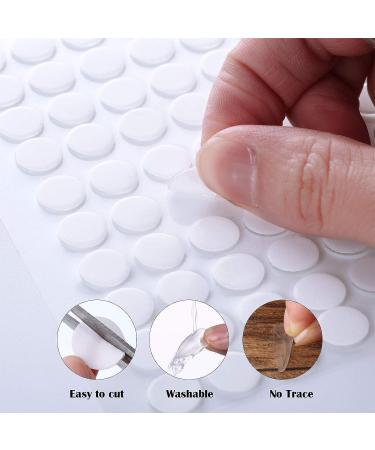 Clear Self Adhesive Dots  Clear Double Sided Stickers Include Square and Round Adhesive Stickers  No Traces Sticky Sticker Double Sided Tape for Classroom Office Home Wall Tile Decoration (280 Pieces) - Buy Online on GoSupps.com