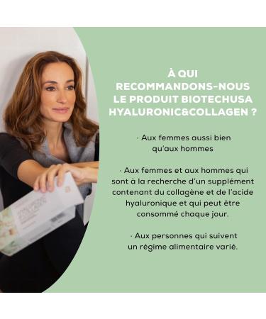 BioTechUsa Hyaluronic&Collagen Collagen Hyaluronic Acid Vitamins 120 Capsules - Buy Online on GoSupps.com