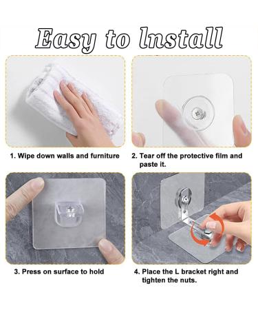 6-Piece Self-Adhesive Furniture Tilt Protection Set | No Drill Wall Anchors | Safe for Babies & Toddlers | Secure Furniture Anchors - Buy Online on GoSupps.com