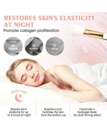 Allony Collagen Night Wrapping Mask Collagen Peel Off Face Masks Overnight Collagen Face Mask Firming and Lifting Moisturizing and Moisturizing Suitable for All Skin Types(75g) - Buy Online on GoSupps.com