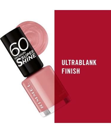 Rimmel 60 Seconds Super Shine Colour Block Nail Polish - Ultra Shine and Long Lasting - Quick Drying X Posed - Buy Online on GoSupps.com