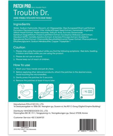 Patch Pro Micro Needle Patch: 9 Micro Needle Pimple Patches for Breakouts & Impurities - Invisible Spot Stickers for All Skin Types - 9 Count - Buy Online on GoSupps.com