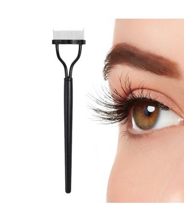 Dinchaakuarry Eyelash Cow Eyelash and Mascara Removal Tool Precise Mascara Applicator and Mask Maker professional eyelash separator for eyelashes without groups and makeup Black
