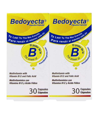 Bedoyecta Multivitamin with B12 and Folic Acid Capsule(60 ct.)