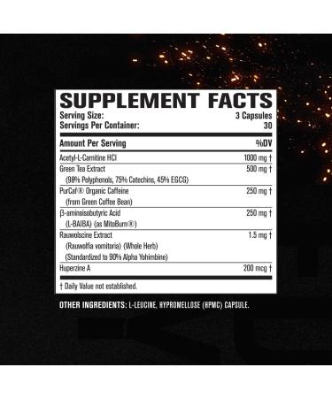 Jacked Factory Burn-XT Max - High-Performance Thermogenic Fat Burner - 90 VEGGIE Capsules - Buy Online on GoSupps.com