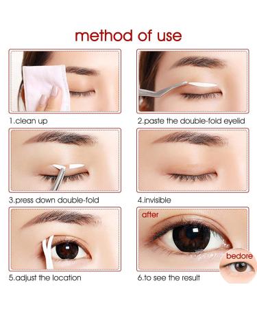 Invisible Eye-Lifting Tape - 240 PCs Double Eyelid Tape for Instant Eye Lift & Makeup Enhancement (L 6x30mm) - Buy Online on GoSupps.com