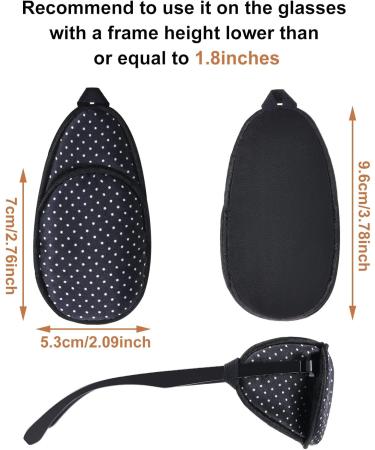 6-Piece Silk Eye Patch Set for Adults & Kids - Soft Eye Covers for Comfortable Eye Protection (Dark Color - Buy Online on GoSupps.com