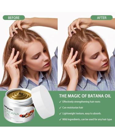 Natural Raw Batana Hair Oil Conditioner - Organic Hair Growth & Moisturizing Scalp Treatment for Men & Women - Prevent Hair Fall & Restore Damaged Hair 3.52FL. OZ - Buy Online on GoSupps.com