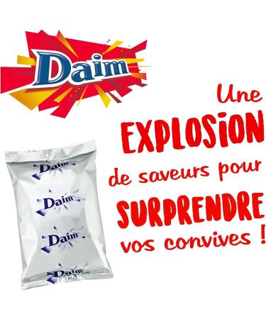 DAIM - Brisures au Chocolat au Lait et clats de Caramel - Id al pour Desserts et P tisseries - Format Familial - 2 Sachets de 1 kg Brisures x2 - Buy Online on GoSupps.com