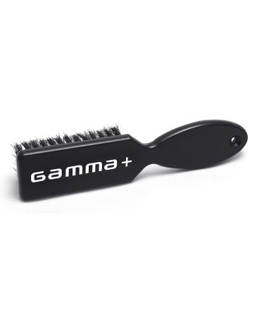 GAMMA+ Professional Barber Fade Brush, Beard Brush, Cleaning Brush for Clipper Tools