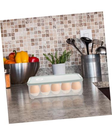 Uonlytech 20 Egg Carton Portable Fridge Egg Holder Refrigerator Egg Tray Fridge Egg Tray Carrying Case Timing Pink 30.00X21.50X8.50CM - Buy Online on GoSupps.com