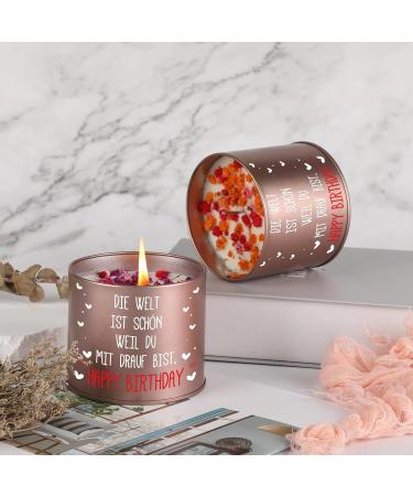 Prstenly Birthday Gift for Women - Unique Metal Candle for Girlfriend Mom Sister & Best Friend - Buy Online on GoSupps.com